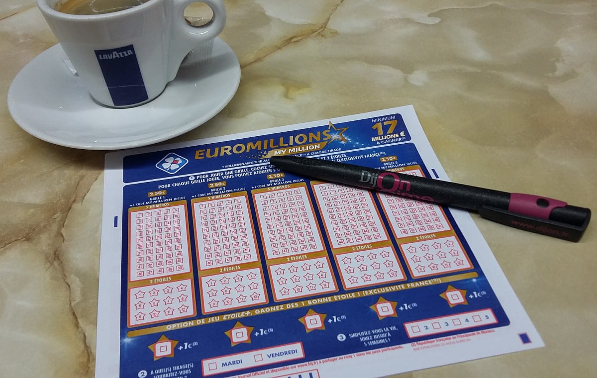 EuroMillions-Lottoschein